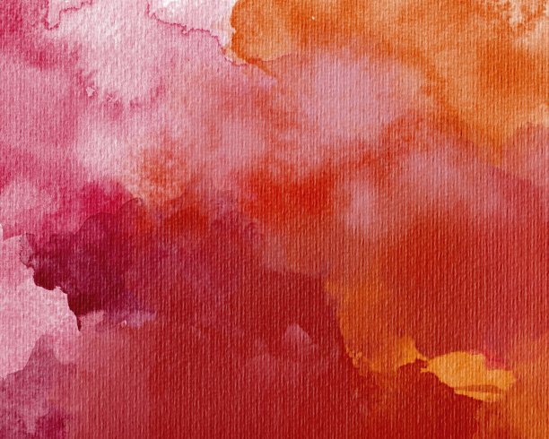 手绘抽象水彩背景纹理纸。红橙色。用于海报，印刷，明信片，模板，婚礼，卡片，邀请，背景，表面，纺织，设计图片下载