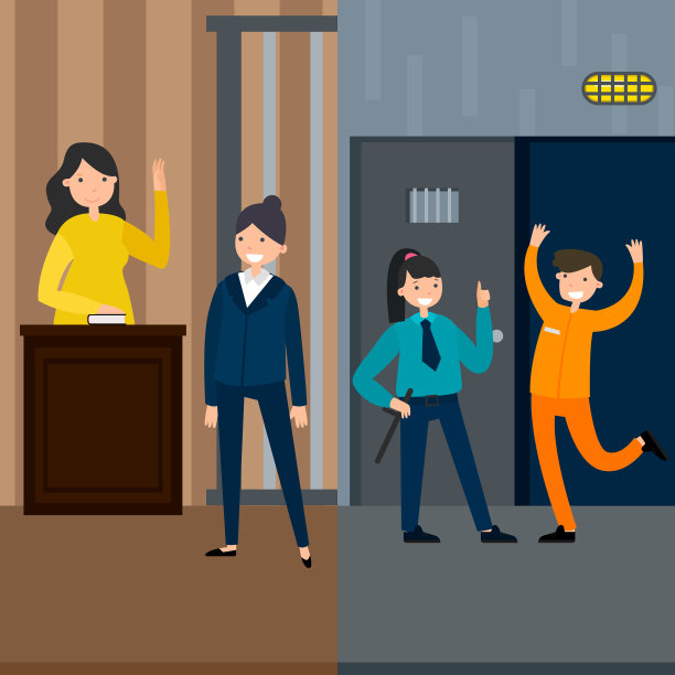 法律系统垂直横幅图片下载