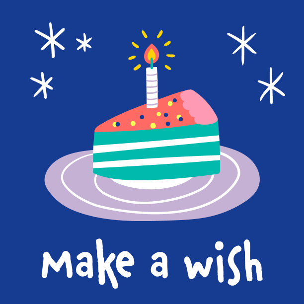 手绘生日贺卡图片下载