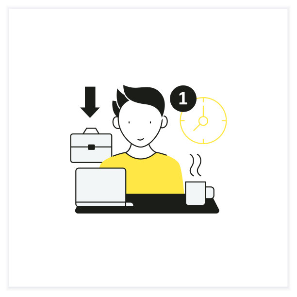 工作狂平图标图片下载