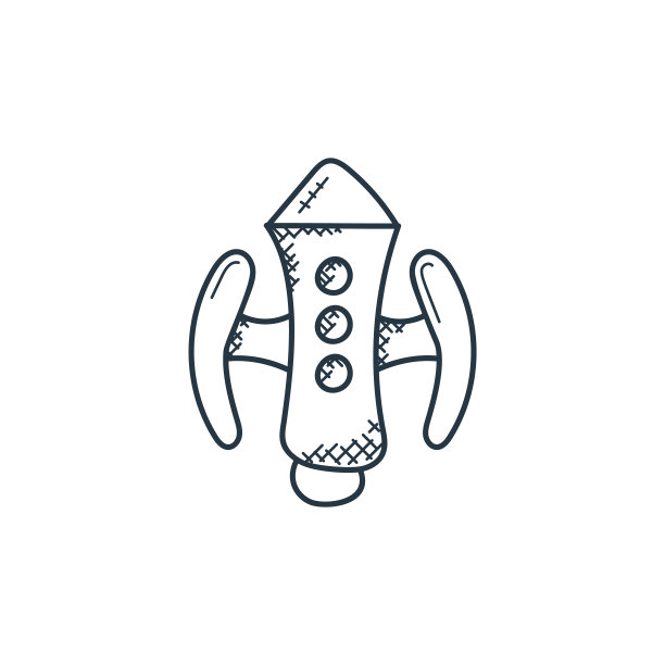 火箭图标矢量从太空和飞机的概念。细线插图的火箭可编辑的行程。火箭线性标志用于web和移动应用程序，标志，印刷媒体。图片下载