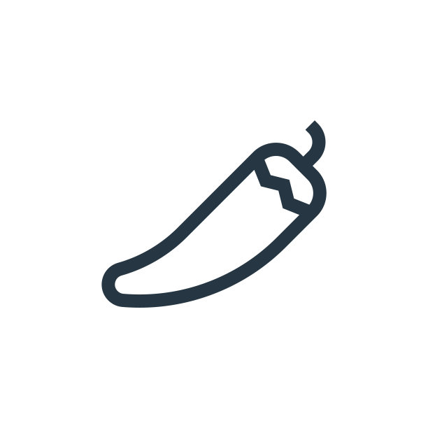 辣椒辣椒图标向量从五月节概念。细线辣椒插图辣椒编辑笔触。辣椒辣椒线性标志用于网页和移动应用程序，标志，印刷媒体。图片下载