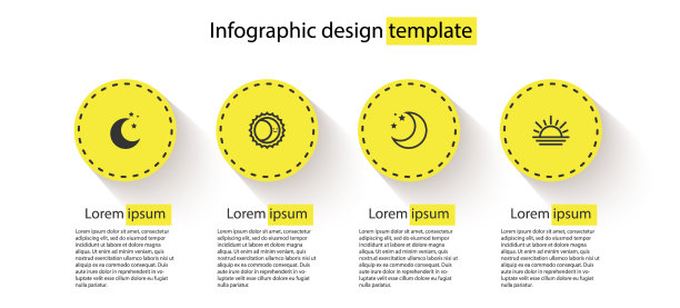 落下月亮和星星日食太阳和日落图片下载