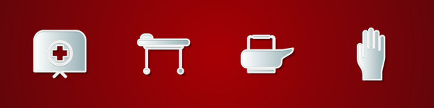 设置护士帽与交叉担架便盆和图片下载