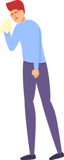 季节性过敏图标卡通风格图片下载