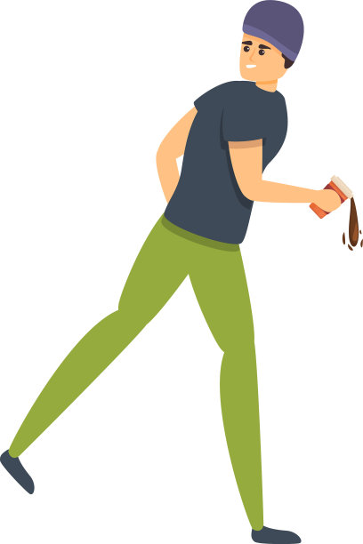 咖啡粗心人图标卡通风格图片下载