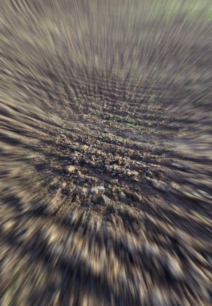 针孔摄像机效果的农田图片下载