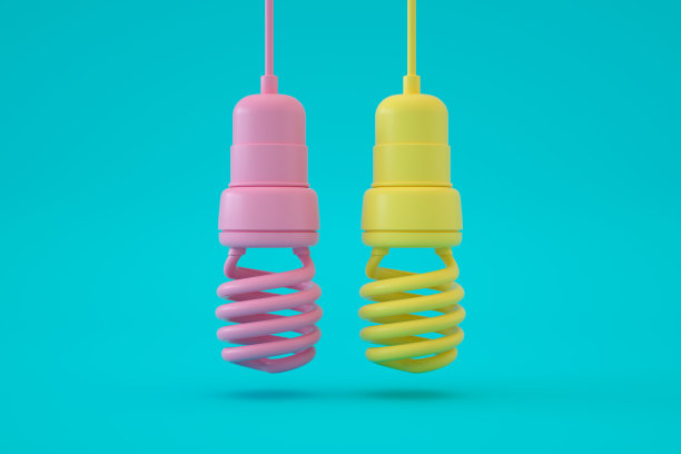 灯泡，节能，不同创意概念图片下载