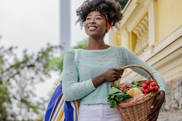 可持续的超市购物图片下载
