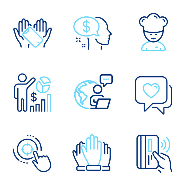 人物图标集包括图标为非接触图片下载