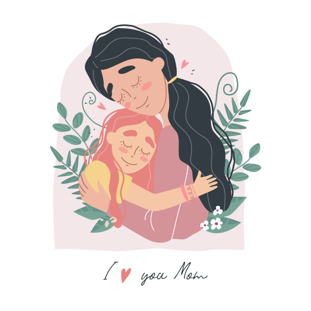 母亲节贺卡我爱您妈妈图片下载