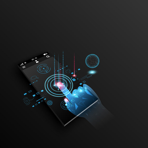 指纹扫描电路的移动未来图片下载