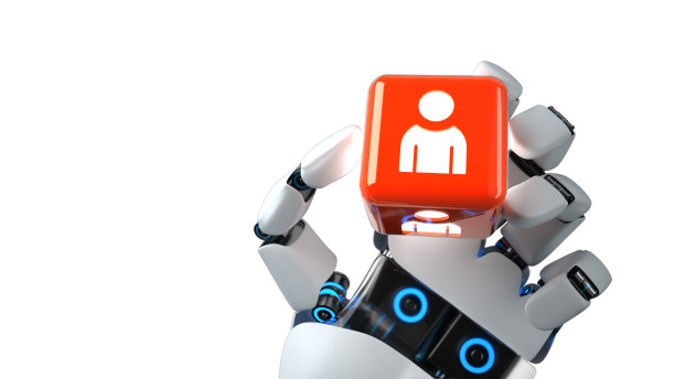 机器人手魔方人图片下载