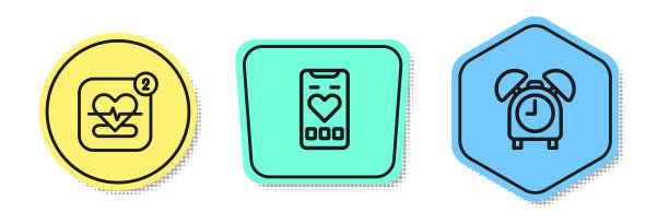 设置手机的心率和闹钟图片下载