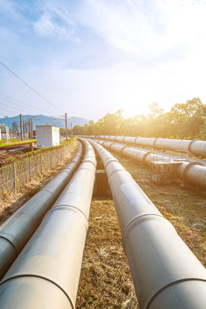 水处理厂的水管图片下载