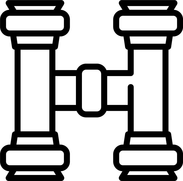 水池管道图标轮廓风格图片下载