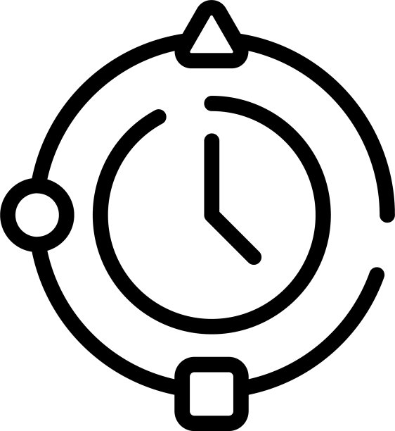 时间改变图标轮廓样式图片下载