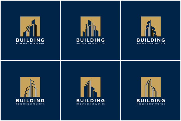 集建筑logo设计包图片下载