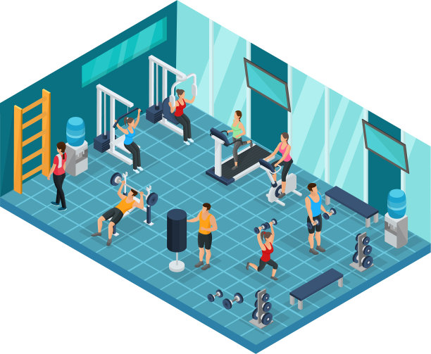 等距的健康概念图片下载