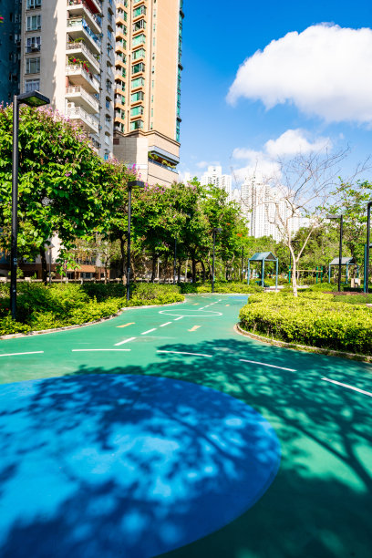 公园里的人行道图片下载