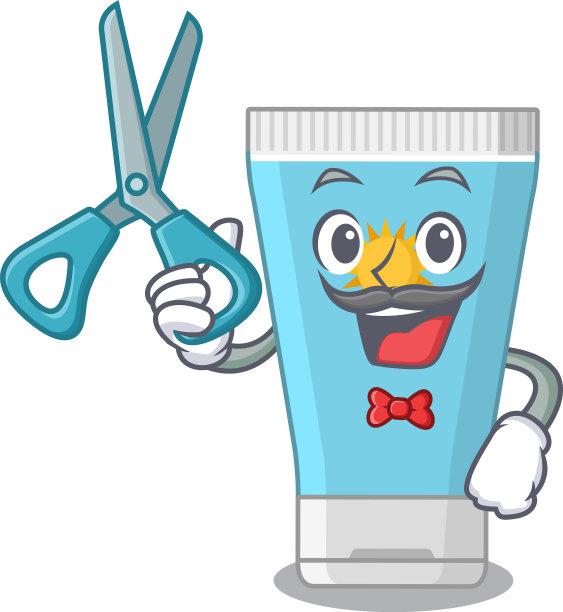 防晒霜为卡通人物设计图片下载