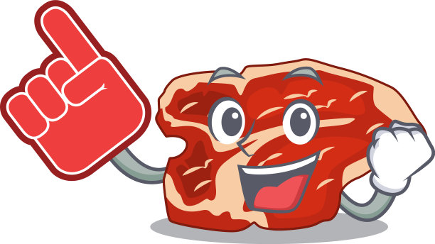 t骨在卡通图片设计与泡沫手指图片下载