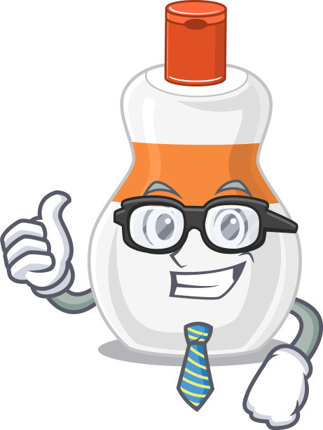 风格的身体乳液商人与眼镜和领带图片下载
