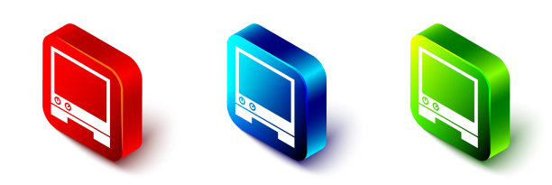 等距语音助手图标孤立在白色图片下载