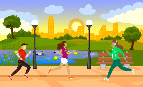 多彩的活动娱乐模板图片下载