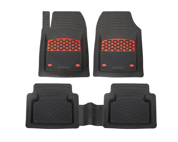 红色图案的汽车垫图片下载