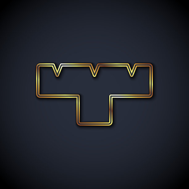 金线标记笔附件图标隔离上图片下载