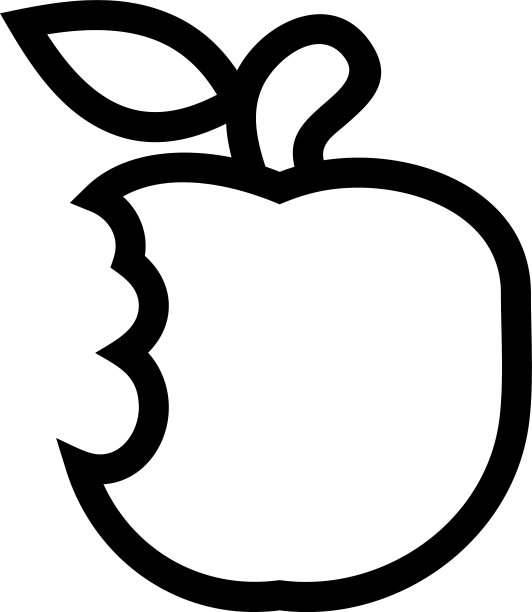 苹果图标或logo孤立符号图片下载