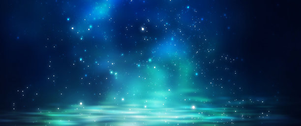 海水深，海底深，阳光透过水，水下的世界，黑暗的海的背景。水下的岩石和石头。海砂。三维渲染图片下载