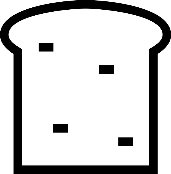 面包图标或Logo独立标志图片下载
