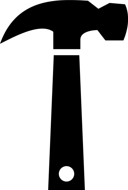 砖锤图标或标志孤立符号符号图片下载