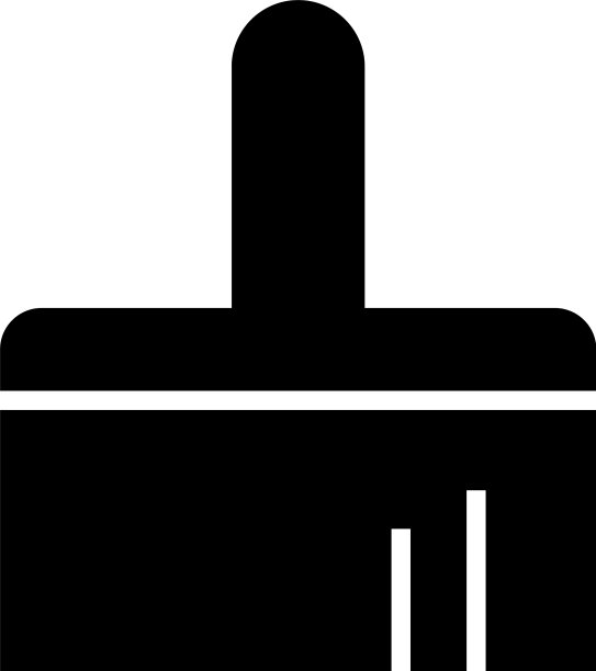 孤立的画笔图标或logo标志符号图片下载