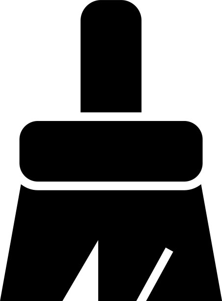 孤立的画笔图标或logo标志符号图片下载