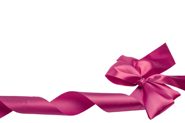 孤立的弓在白色的背景图片下载