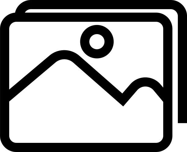 画廊图标或标志孤立的标志符号图片下载