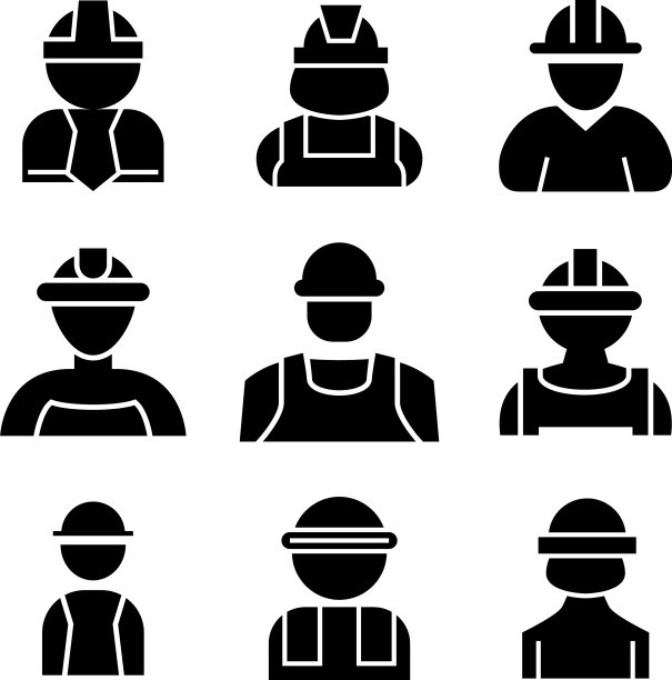 劳工标志或标志孤立标志符号图片下载