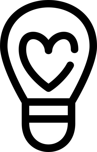 爱的想法图标或标志孤立的标志符号图片下载