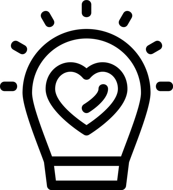 爱的想法图标或标志孤立的标志符号图片下载