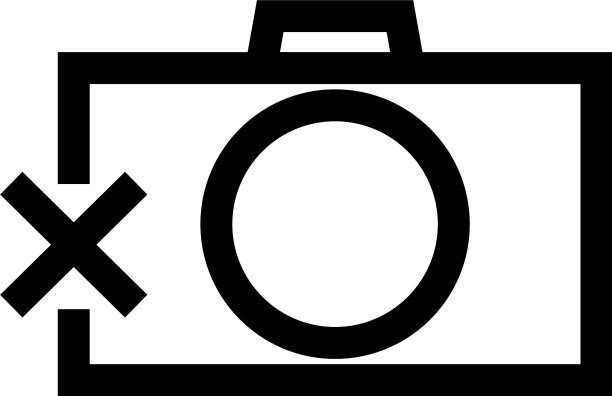 没有相机图标或标志孤立的标志符号图片下载