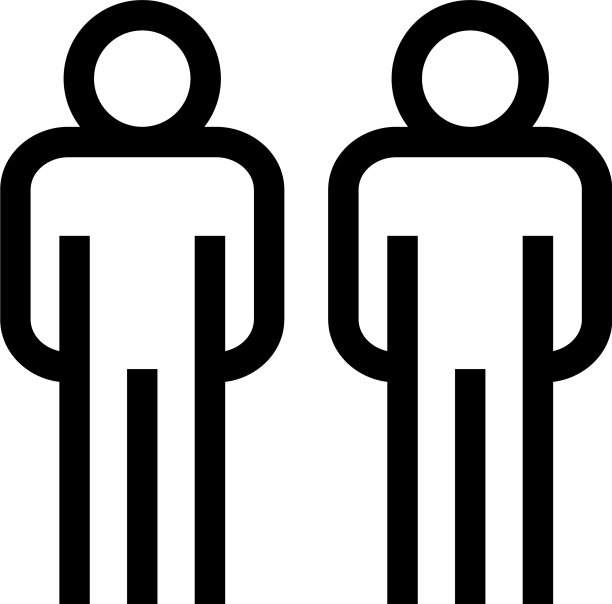 人物图标或标志，独立符号图片下载