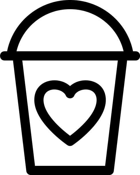 冰沙图标或标志孤立标志符号图片下载