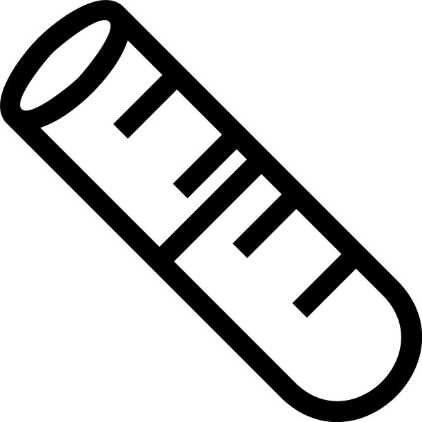 试管图标或标志隔离符号图片下载