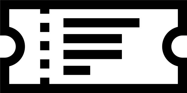 票务图标或Logo独立标志符号图片下载