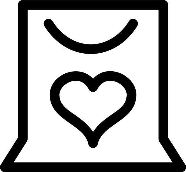 情人节购物图标或Logo图片下载