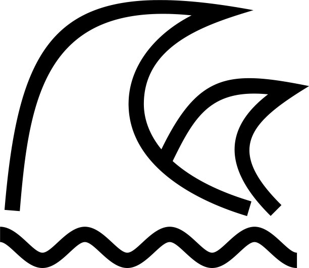 波浪图标或标志孤立符号符号图片下载