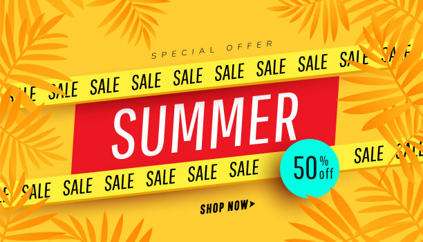 促销横幅模板设计特别优惠。促销横幅，用于季节性优惠，促销，广告。图片下载